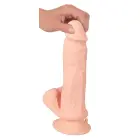 Nature Skin Bendable Remote Controlled Vibrator with Testicles – 21 cm (8.2″) – Skin — Photo 8