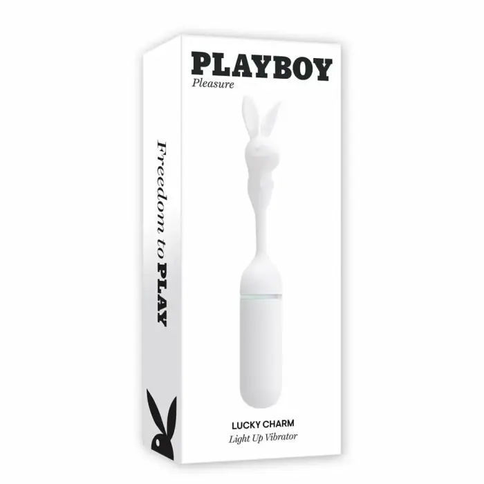 Playboy Lucky Charm – двусторонний вибромассажёр – розовый – 17,4 см