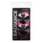 Radiance Süda kalliskivi nibukleepsud – mustad — Foto 3