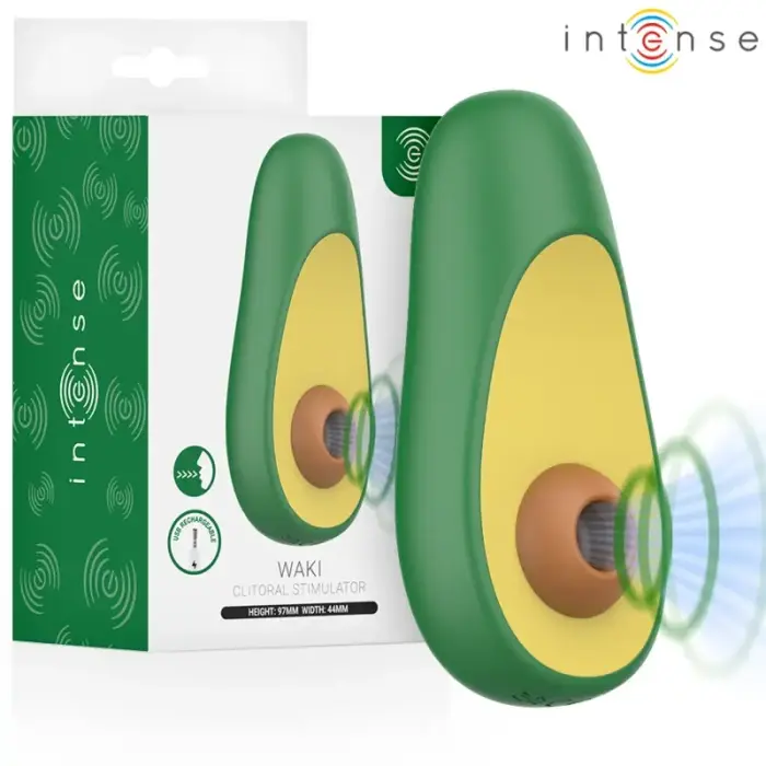 INTENSE WAKI Avocado gaisa pulsa stimulators – zaļš