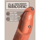 King Cock Elite KCE 6 divslāņu dildo – 18 cm (7″) – miesas krāsa — Foto 4
