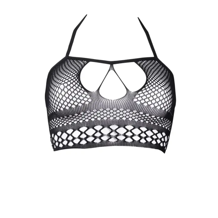 Tops ar kakla siksniņām – One Size Foto 7