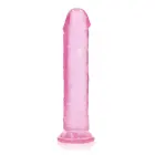 Straight Realistic Dildo with Suction Cup – 25 cm (9.8″) – Clear — Photo 7