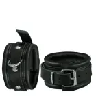 Leather Anklecuffs Black - 5 cm Photo
