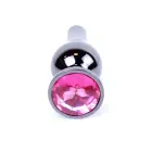 MyLove Toys Jewellery Dark Silver anālais spraudnis – 9.5 cm (3.7″) – Rozā — Foto 2
