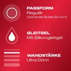 Durex Gefuhlsecht ypač ploni prezervatyvai – 8 vnt. — Nuotrauka 4