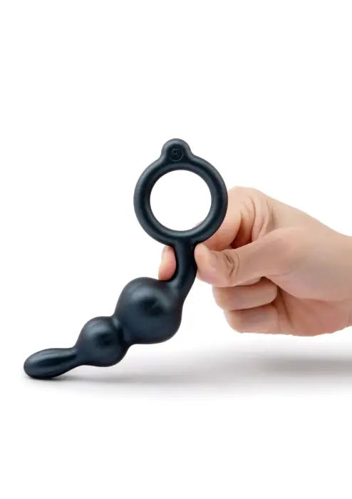 B-Vibe ar bumbiņām anālais spraudņu komplekts – Daudzkrāsains Foto 9