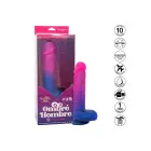 Ombre Hombre vibrējošs dildo – 23 cm (9″) – Rozā — Foto 5