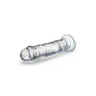 NATURALLY YOURS Glamor Sparkling – spīdošs elastīgs dildo – caurspīdīgs – 17,8 cm — Foto 4