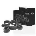 Fetish Submissive Neoprene-Lined Adjustable Restraint System – Black — Photo 1