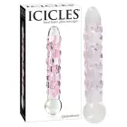 Icicles No. 7 Klaasist dildo – 17.8 cm (7″) – Läbipaistev — Foto 8