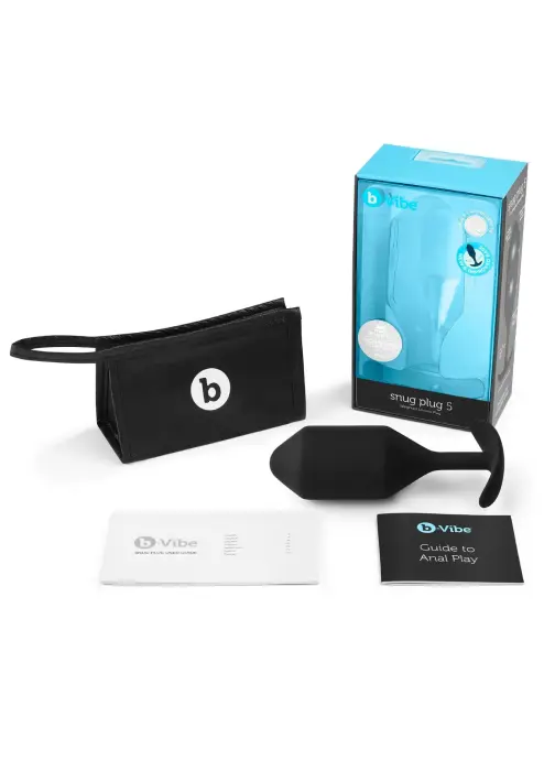 B-Vibe Snug Plug 5 – XL – Melns Foto 2