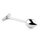 Jewellery Metal Anal Plug Set – 16.5 cm (6.5″) – Silver — Photo 4