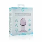 Glas Pink – smooth glass anal plug – M – 4.3 cm — Photo 4