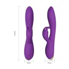 Bonnie кролик-вибратор – 22.2 cm (8.7″) – фиолетовый — Фото 3