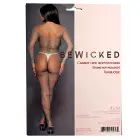 Be Wicked Cannot Hide сетчатое боди – бирюзовое – One Size — Фото 5