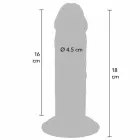 ToyJoy Get Real Deluxe reālistisks dildo ar tekstūru – 18 cm (7″) – miesas krāsa — Foto 4