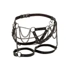 Euphoria Collection Plus Size Thigh Harness With Chains – Black — Photo 1
