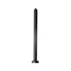 Anālais čūskveida dildo – 48 cm (19″) – Caurspīdīgs — Foto 2