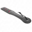 KINK XOXO dirbtinės odos plaktukas 32x6 cm – juodas — Nuotrauka 2