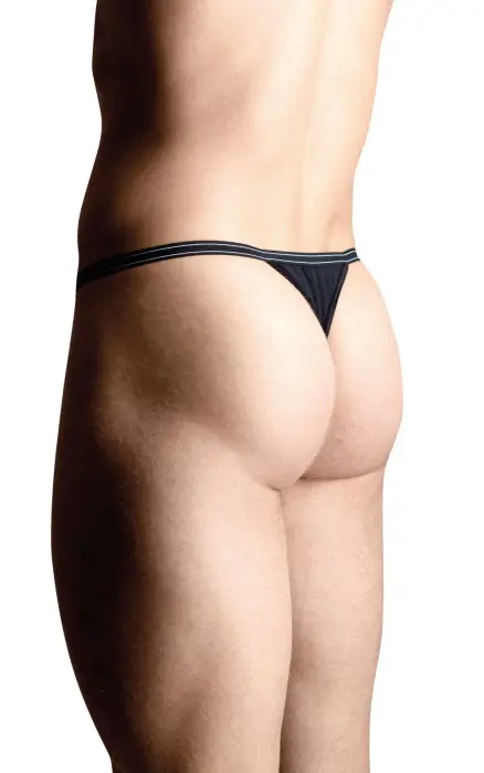 Mens Thongs 4491 – Black – S