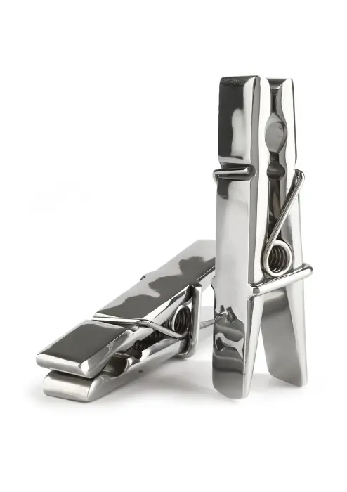 Mr. Steel Clothespins Nipple Clamps – Silver