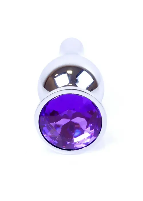 Plug-Jewellery Silver anālais spraudnis – 9.5 cm (3.7″) – Violets