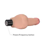 REAL SOFTEE Vibrating Dildo – 20 cm (8″) – Skin — Photo 4