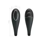 PRETTY LOVE - ALGERNON клиторальный и G-точечный вибратор – 9.5 cm – черный — Фото 5
