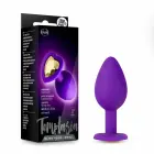 Blush Temptasia Heart-Shaped Silicone Plug – S – Purple — Photo 3