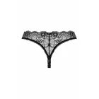 Christine Bonnie – avatud haruga string – laineline pits – must – L/XL — Foto 5