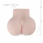Michelle Lazara Mega Intimate Machine divu ieeju TPR anatomiskais modelis – 27 cm – miesas krāsa — Foto 6