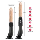 RC Fucking Machine 3 вибратор с функцией толчков – 30.3 cm (12″) – телесный — Фото 11