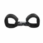 OHMAMA Fetish Adjustable Nylon Wrist Restraints with Hook-and-Loop Fastener – Black — Photo 4