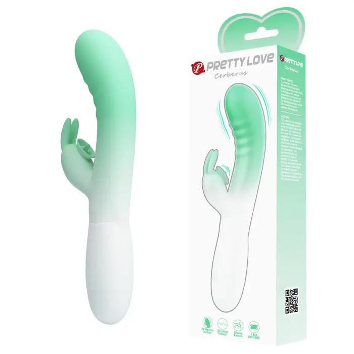 PRETTY LOVE Cerberus кролик-вибратор – перезаряжаемый через USB