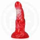 EPIC Agnis Crimson Fire dildo – 18 cm (7.2″) – sarkans — Foto 1