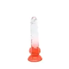 Kiotos Cox Colorful Dildo – 20 cm (8″) – Clear/Red — Photo 5