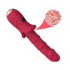 Dick Red 9 vibrācijas funkcija vibrators – 21.7 cm (8.5″) – sarkans Foto 8