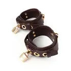 Taboom Cocoaelle – плетёные наручники из веганской кожи – какао — Фото 3