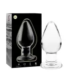 IBIZA Nebula Series Model 3 stiklinis analinis kištukas – 11 cm – Skaidrus — Nuotrauka 1