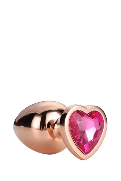 GLEAMING LOVE ROSE GOLD PLUG SMALL – 7.1 cm (2.8″) – Daugiaspalvis Photo