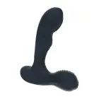 Vibrating and Tapping Silicone Prostate Massager with Ball Stimulator – 16 cm – Black — Photo 5