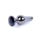 Plug-Jewellery Dark Silver anālais spraudnis – 9.5 cm (3.7″) – Melns — Foto 7