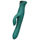 Mose 2 кролик-вибратор с функцией толчков и подогревом – 26 cm (10.1″) – зеленый — Фото 3