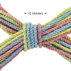 Polyester Bondage Rope – 32.8 ft / 10 m – Multicolor Pastel — Photo 1
