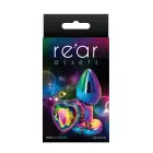 Rear Assets Heart Anal Plug – S – Multicolored — Photo 2