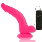 Diversia Flexible Vibrating Dildo – 21.5 cm (8.5″) – Pink — Photo 4