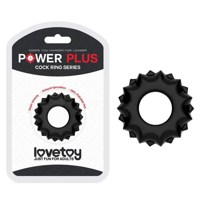 POWER PLUS Cock Ring – Black