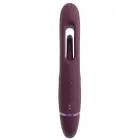 Javida Strapless Strap-On Flic dubultais vibrators – rozā — Foto 6