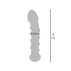 TOYJOY GLASS WORXX G-Spot Gemstone Dildo – Clear — Photo 2